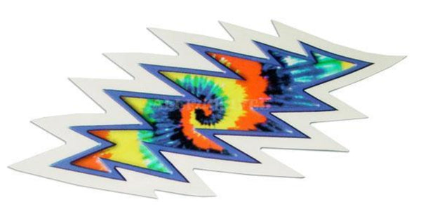 Grateful Dead Tie-Dye 13 Point Lightning Bolt Sticker