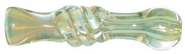 Fumed Chillum with Swirl in Glass 3.5"