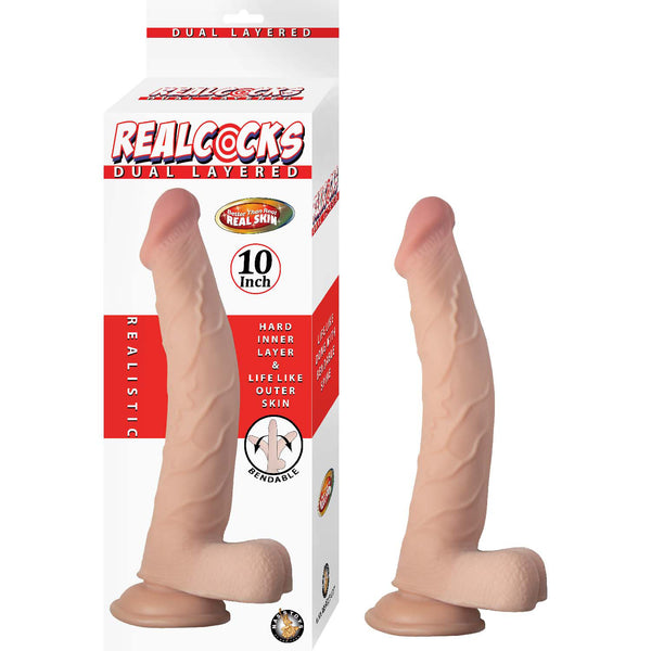Real Cocks Dual Layered 10″