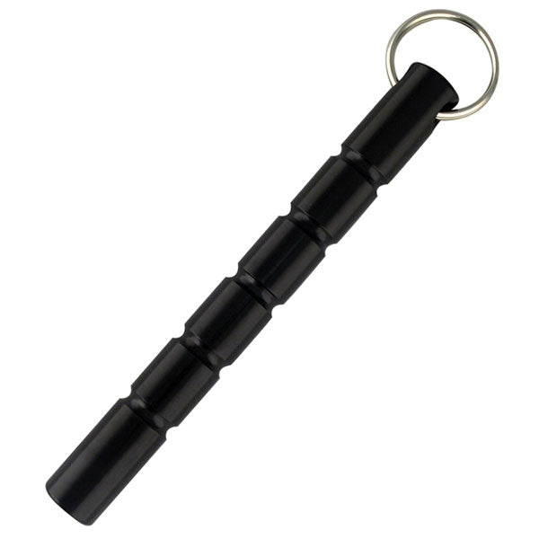 Black Self Defense Kubotan With Key Ring