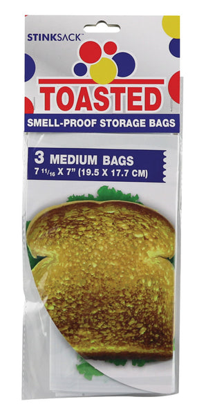 Stink Sack Toasted Smell-Proof Storage Bags - 3pk