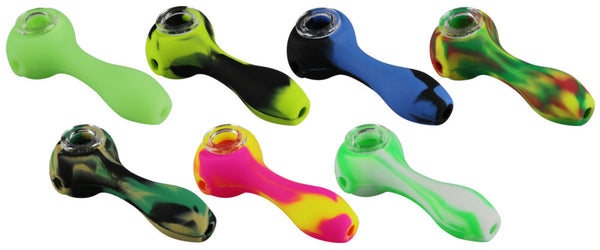 Silicone Hand Pipe - 4.5"