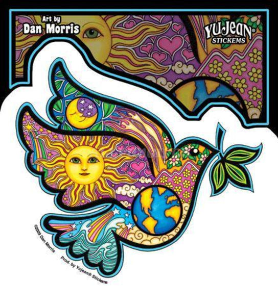 4.5"x4" Dan Morris Peace Dove Indoor/Outdoor Sticker