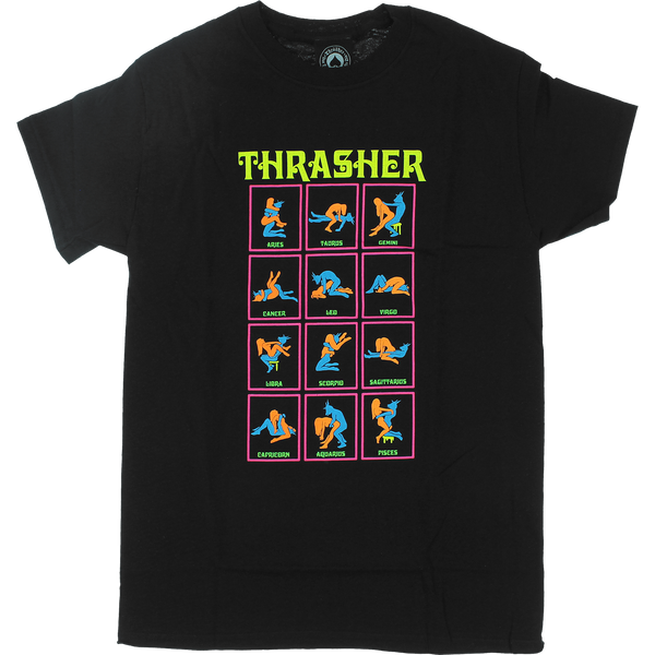 Thrasher Black Light / Horoscope T-Shirt