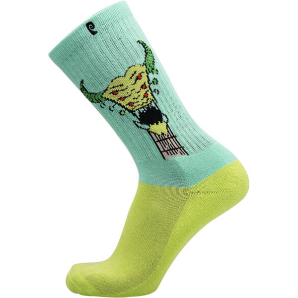 Psockadelic Figueroa Tuner Crew Socks - Teal