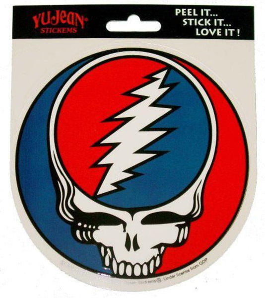 5" Round Grateful Dead Steal Your Face Sticker