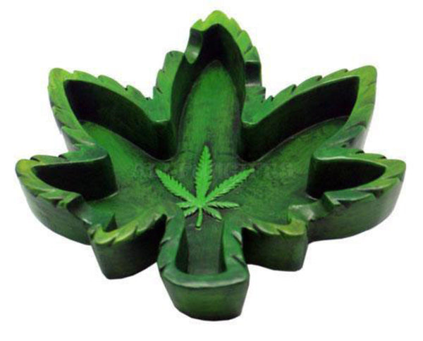 Hemp Leaf Ashtray | 5.25"