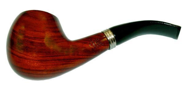5.5" Shire Pipes Bent Apple Rosewood Tobacco Pipe