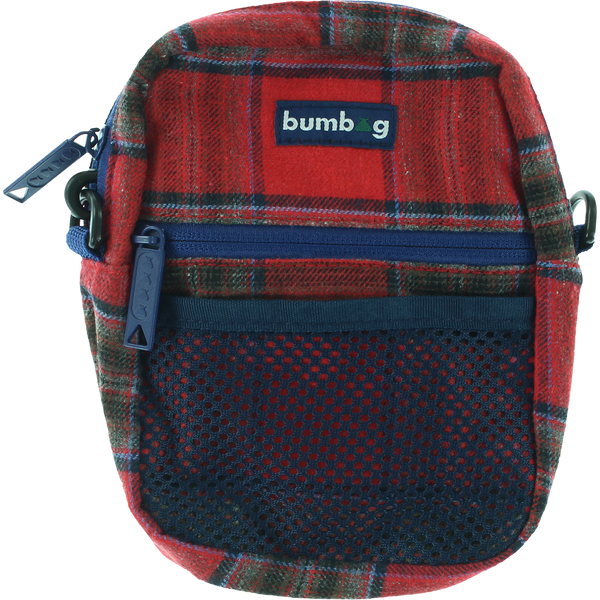 Bumbag Compact Bag - Red Flanders Red Plaid