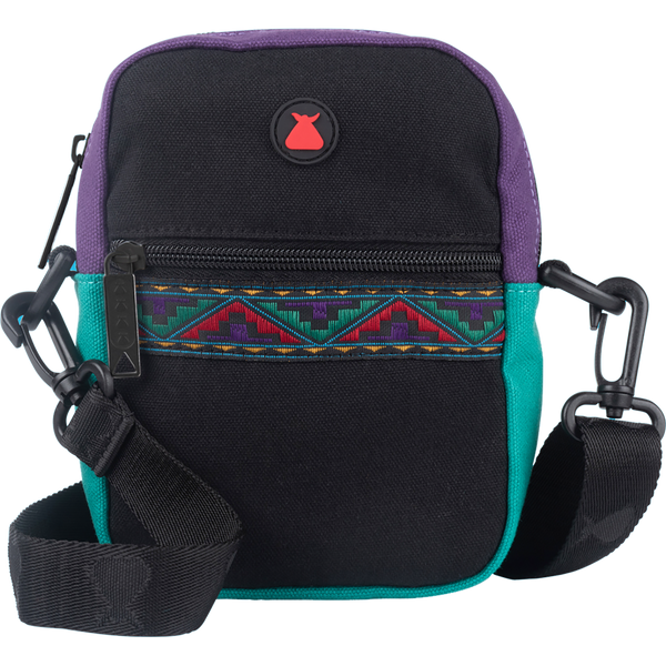Bumbag Compact Bag - Java Black w/ Aztec Ribbon