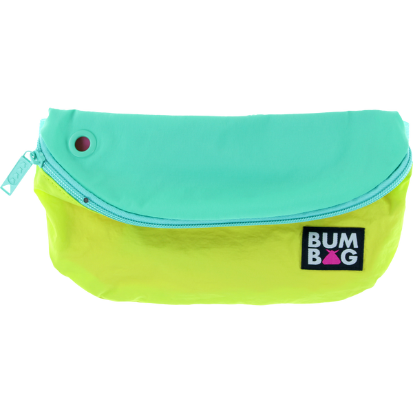 Bumbag Pouch Baseline -  Green Teal Yellow