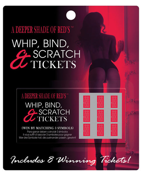 A Deeper Shade of Reds Whip, Bind & Scratch Tickets