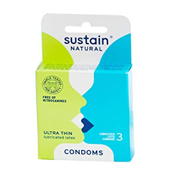 Sustain Condoms Ultra Thin - Pack of 3