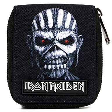 Iron Maiden Black Bifold Wallet