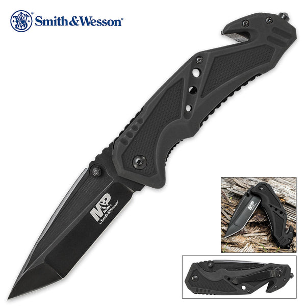 Smith And Wesson Military And Police Tanto Pocket Knife