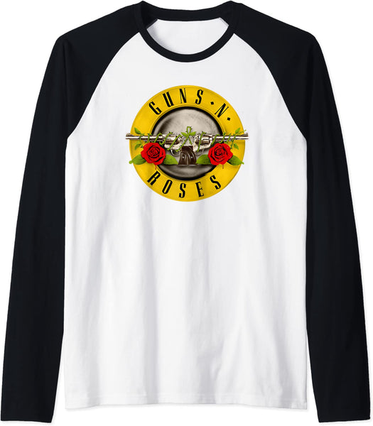 Guns N' Roses Men's Bullet Raglan T-Shirt