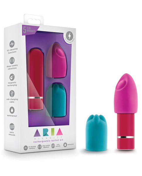 Blush Aria Vivacity Rechargable Bullet Kit
