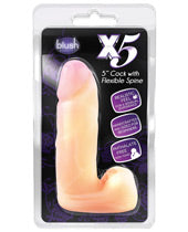 Blush X5 5" Cock w/Flexible Spine