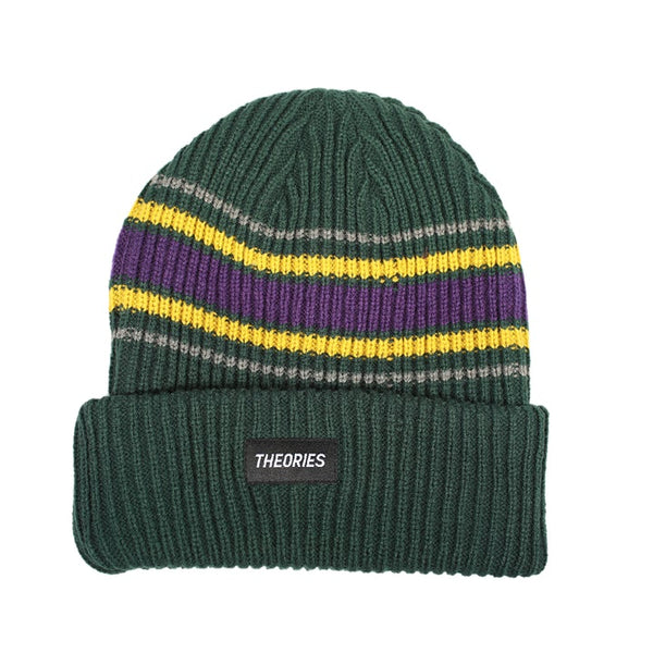 Theories of Atlantis - Burst Stripe Beanie - Alpine Green