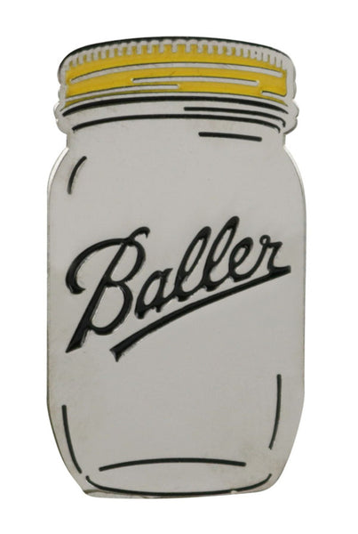 Baller Jar Lapel Pin - 1.25"