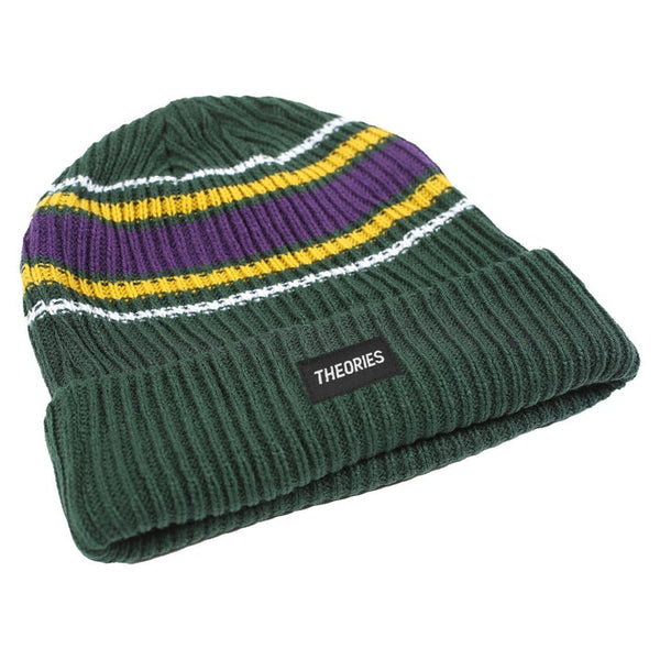 Theories of Atlantis - Burst Stripe Beanie - Alpine Green