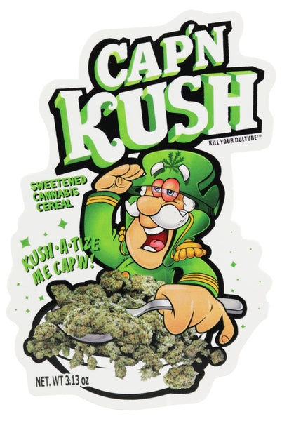 Cap N Kush Sticker - 3.5"x5.5"