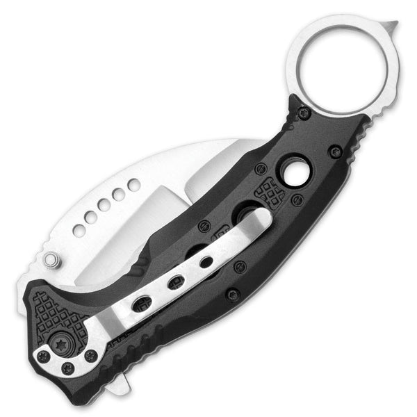 Timber Wolf Satin Finish Karambit Pocket Knife