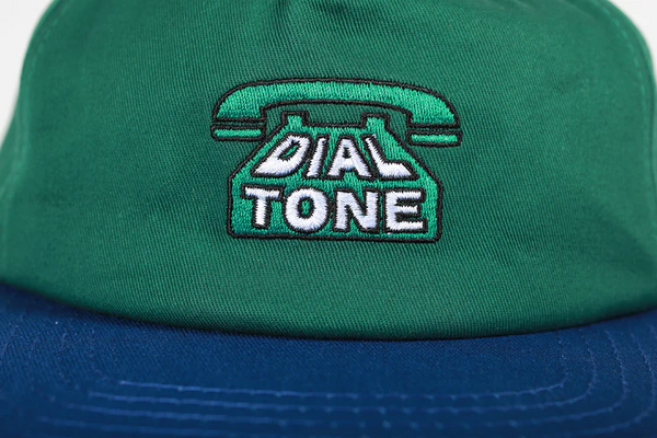 Dial Tone Wheel Co - Dial Logo Snapback Hat - Forest / Navy