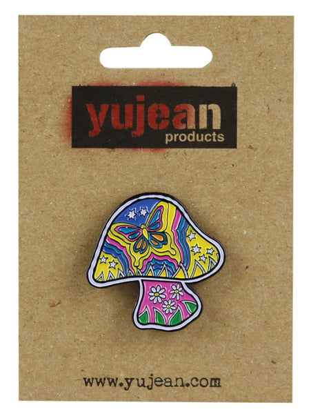 Dan Morris Mushroom Enamel Pin - 1.25"