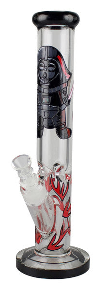 Dark Vapor Straight Tube Water Pipe - 14" / 14mm