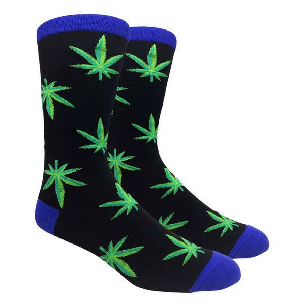 FineFit Novelty Socks | Plant Life Hemp Leaves