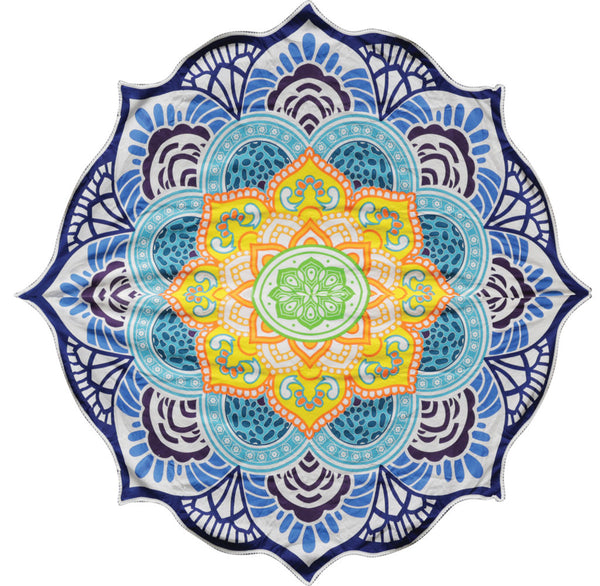 Flower Mandala Design Tapestry - 60"