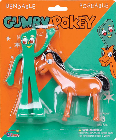 Gumby And Pokey 6In Bendable Pair