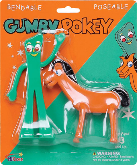 Gumby And Pokey 6In Bendable Pair