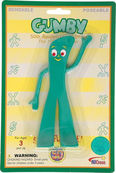 Retro Gumby 6In Bendable