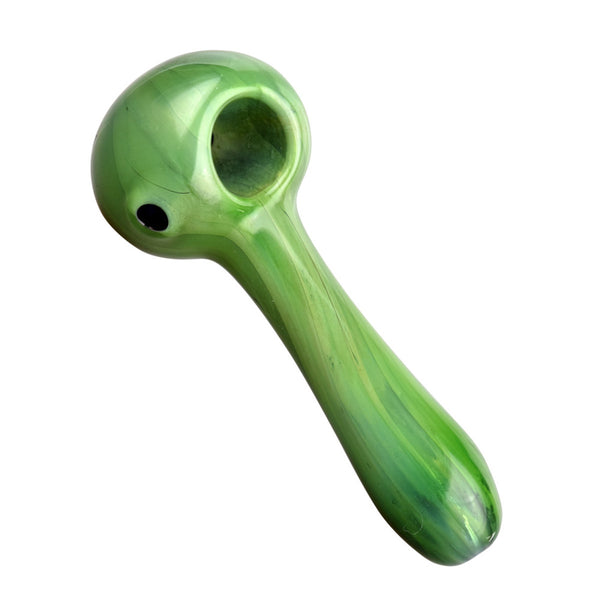 Green Apple Hard Candy Spoon Pipe - 4"