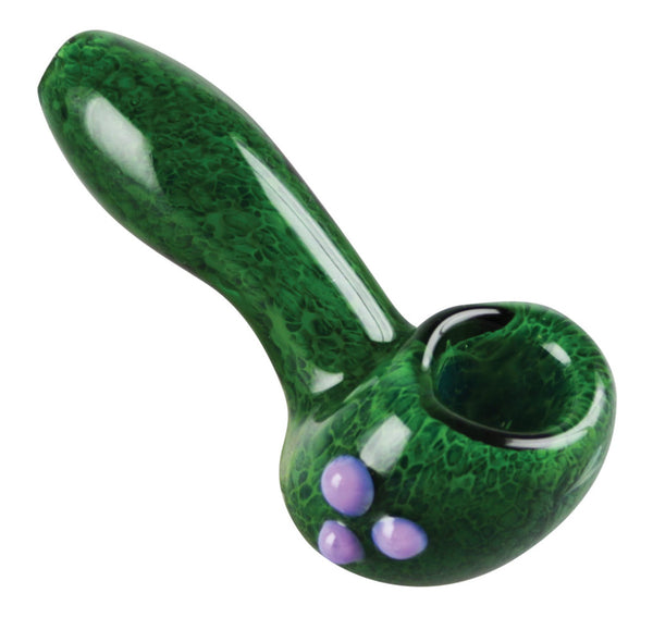 Green Frit Sherlock Pipe - 4"
