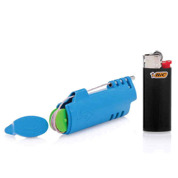 HempLights - Spooly Hemp Wick Lighter (Mini Bic)