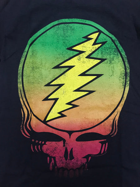 Grateful Dead Vintage Rasta Colors Logo T-shirt