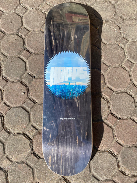 Hopps Skate Deck - Sun Logo City Deck - 8.25"