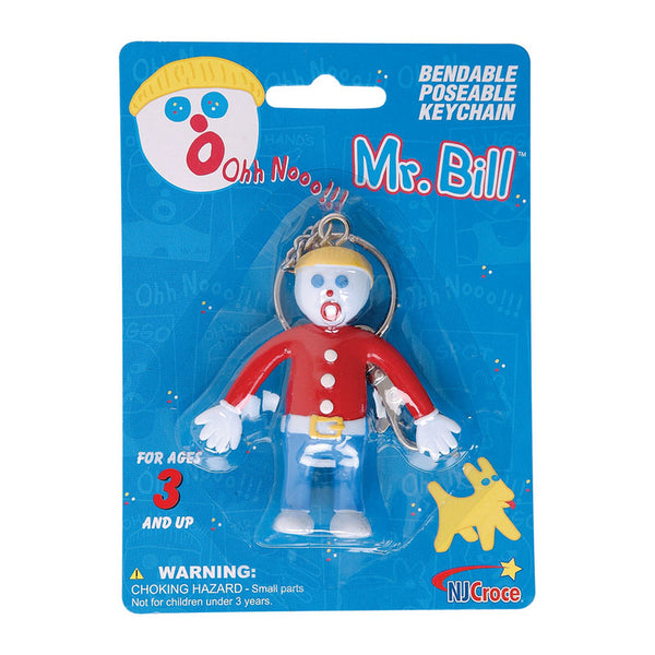 Mr. Bill 3in Bendable Keychain