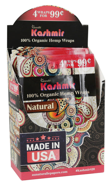 Kashmir Organic Hemp Wraps - 4 Pack