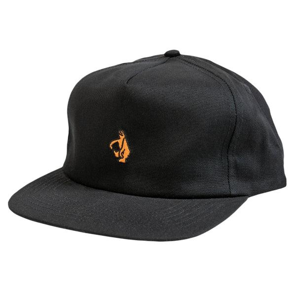 Krooked Shmoo Snapback Hat - Black / Orange