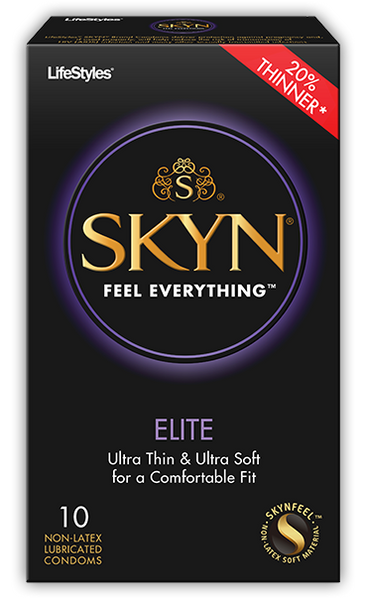 Lifestyles SKYN Elite Condoms - Box of 10