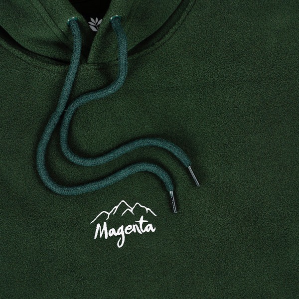 Magenta Skateboards - Mountain Fleece Hoodie - Green