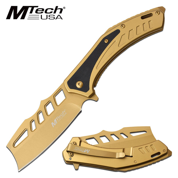 Mtech USA Gold Spring Assisted Knife