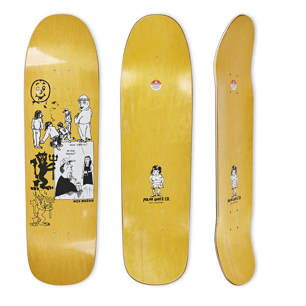 Polar Skate Co - Nick Boserio Year 2020 Deck - 1991 JR Shape