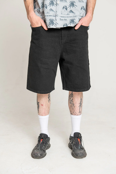 Theories - Plaza Denim Shorts - Black