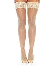 Rhinestone Thigh High w/Silicone