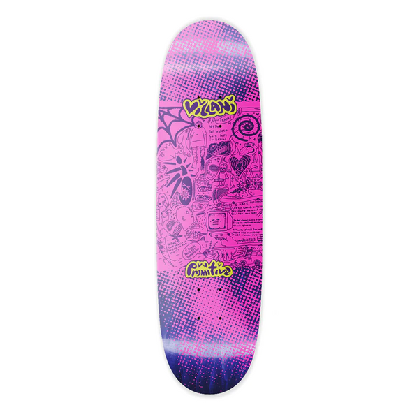 Primitive Skateboards - Franky Villani Scatter Egg Deck - 9.125"